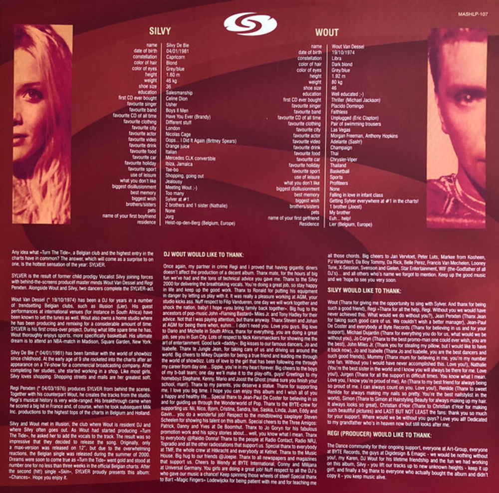 LP: Sylver — «Chances» (2001/2021) [Black Vinyl]