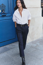 БРЮКИ С ОТВОРОТАМИ — ZARA