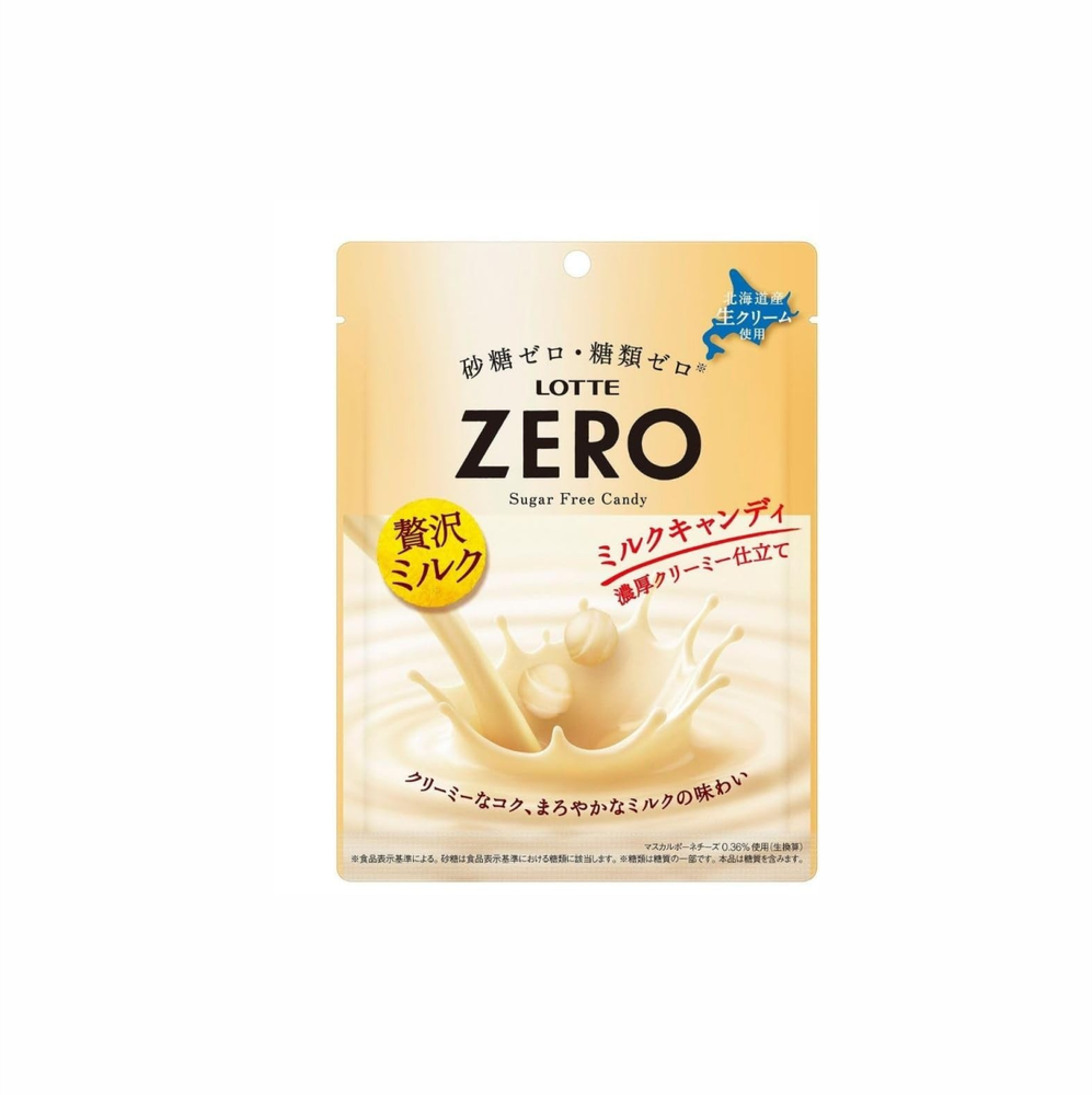 Молочные леденцы LOTTE Zero