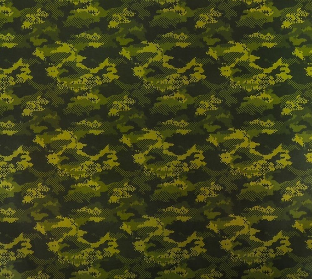 Бумага упаковочная, "Камуфляж №2", 49 х 70 см