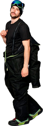 Комбинезон мужской Original Pro Black/Lime (L)