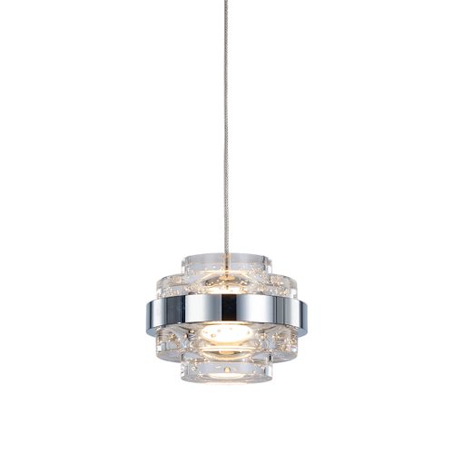 Подвесной светильник MD22030002-1A chrome/clear
