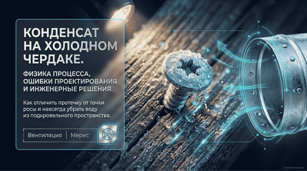 Конденсат на холодном чердаке частного дома: почему образуется в вентиляции и как от него избавиться Конденсат на холодном чердаке частного дома: почему образуется в вентиляции и как от него избавиться