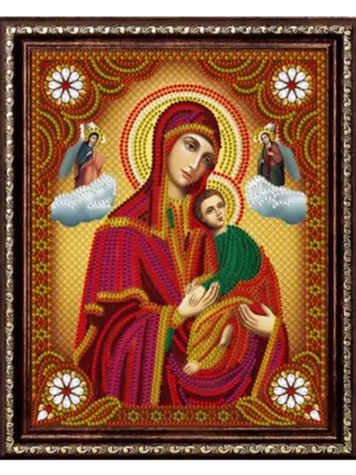 Алмазная мозаика Икона Пресвятой Богородицы Страстная 27х33
