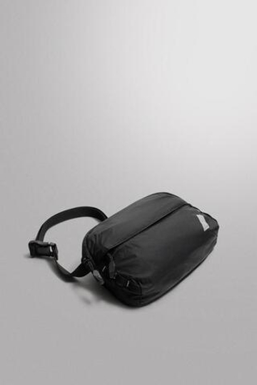 ZARA СПОРТИВНАЯ СКЛАДНАЯ ПОЯСНАЯ СУМКА, ЧЕРНЫЙ