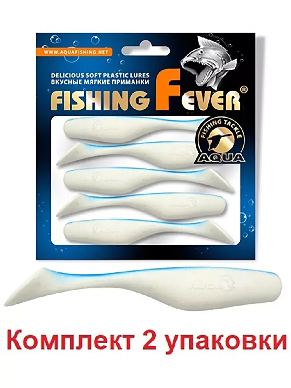 Мягкая приманка риппер FishingFever 8,0cm,5,8g,2 уп. по 5 шт