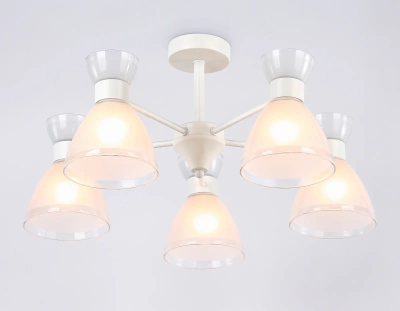Светильник подвесной TR3179/5 WH белый E27/5 max 40W D570*280