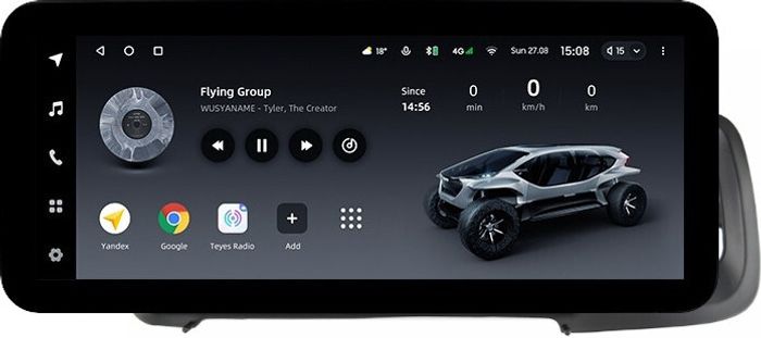 Магнитола для Volvo S60 2 Y20 2010-2018 - Teyes LUX ONE ROUND монитор 12.3" 2K QLED на Android 10, Быстрая, CarPlay, 4G SIM-слот