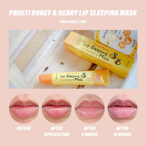 Maska \ Маска \ Mask Honey &amp; Berry Lip Sleeping Mask 27g