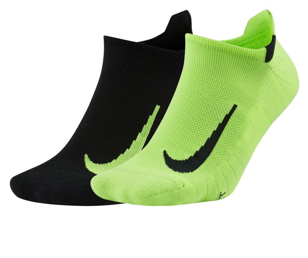 Теннисные носки Nike Multiplier No Show 2P - разноцветный