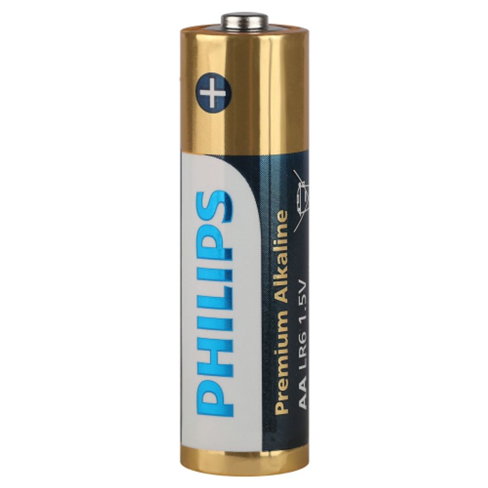 Батарейки Philips LR6M4W/51 АА алкалиновые 1,5v 4 шт. LR6-4BL Premium (4/48/144/17280) | Батарейки Щелочные (Алкалиновые)