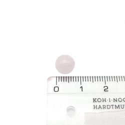 Бусина из кварца розового (7-8 мм)