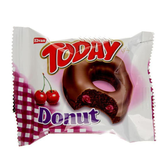 Donut Кексы со вкусом вишня 40/50 гр (24)