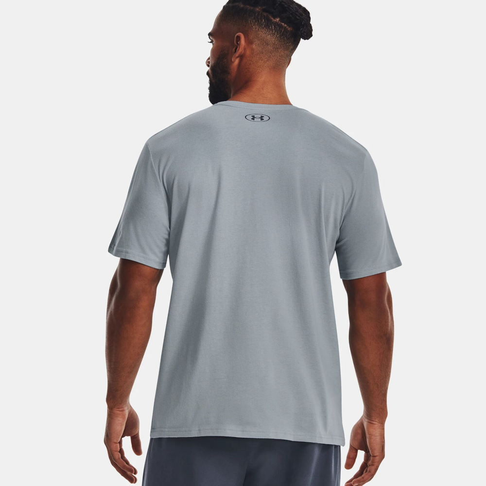 Мужское теннисное поло Under Armour Sportstyle Graphic T-Shirt Men - Grey, Multicoloured