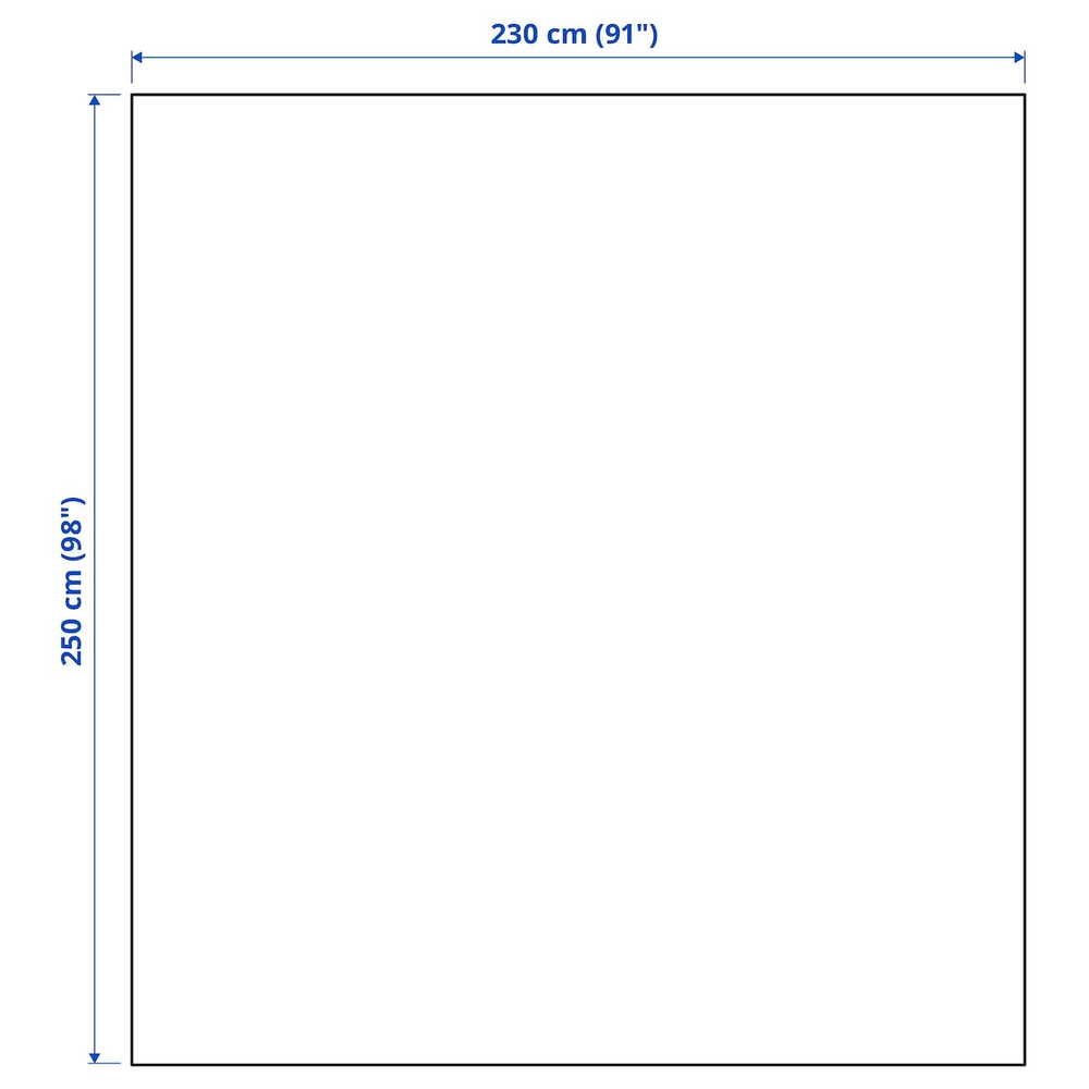 IKEA JAKOBSLILJA (ИКЕА ЙАКОБСЛИЛЙА) — Покрывало, кремовый/антрацитовый, 230x250 см, фото 4