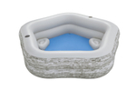 Бассейн надувной 213*206*53 см TruPrint Stone Family Bestway (54423)