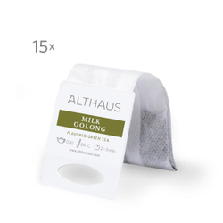Чай зеленый Althaus Grand Pack Milk Oolong в пакетиках для чайника, 15 шт