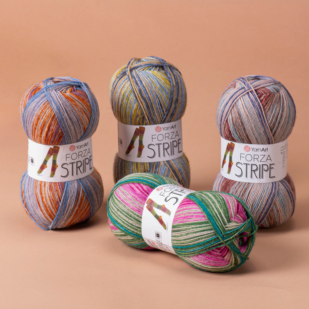 Пряжа YarnArt Forza Stripe (2801)