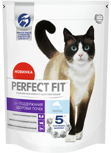 Perfect Fit Adult Лосось Здоровье почек для кошек 650 г