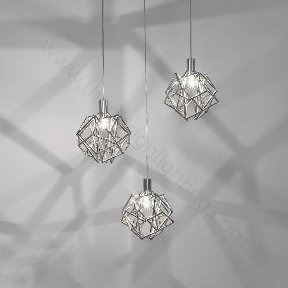 Pendant design lamp  Etoile by Terzani 3 (Silver)