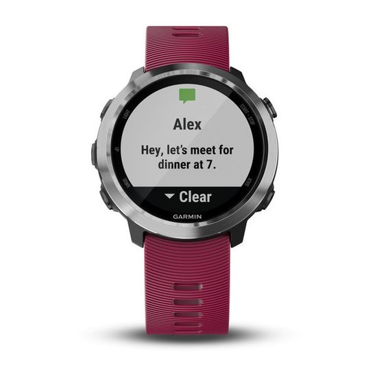 Спортивные смарт часы Garmin Forerunner 645 Music с вишневым ремешком 010-01863-31