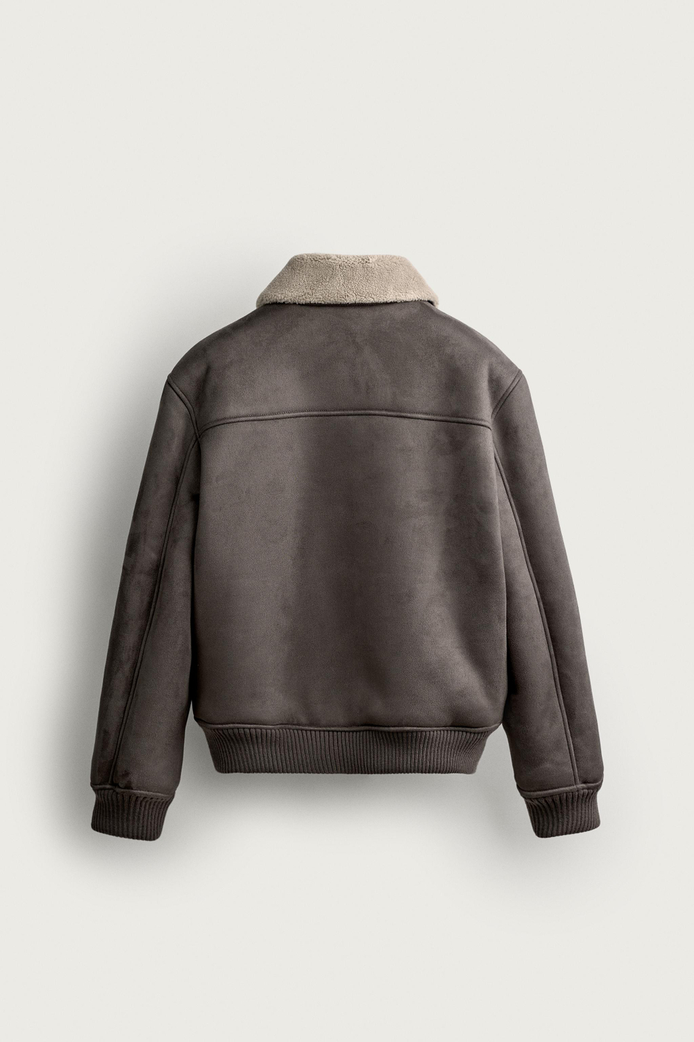 КУРТКА ИЗ ИСКУССТВЕННОЙ КОЖИ С ОВЧИНОЙ — ZARA