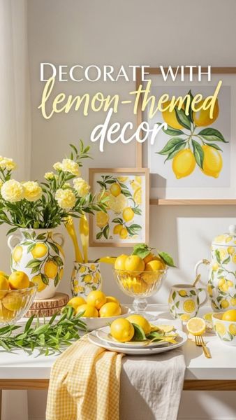 Тренд сезона - лимоны в интерьере. 🍋🍋🍋🍋🍋
