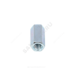 Гайка удлиненная стальная оц М10х30 к.п. 5 шестигранная DIN 6334
