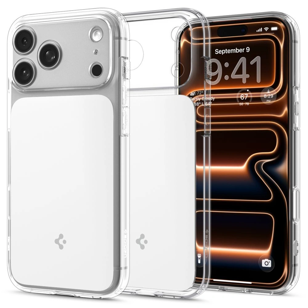 Чехол Spigen Ultra Hybrid ”T” Magsafe для iPhone 17 Pro прозрачный