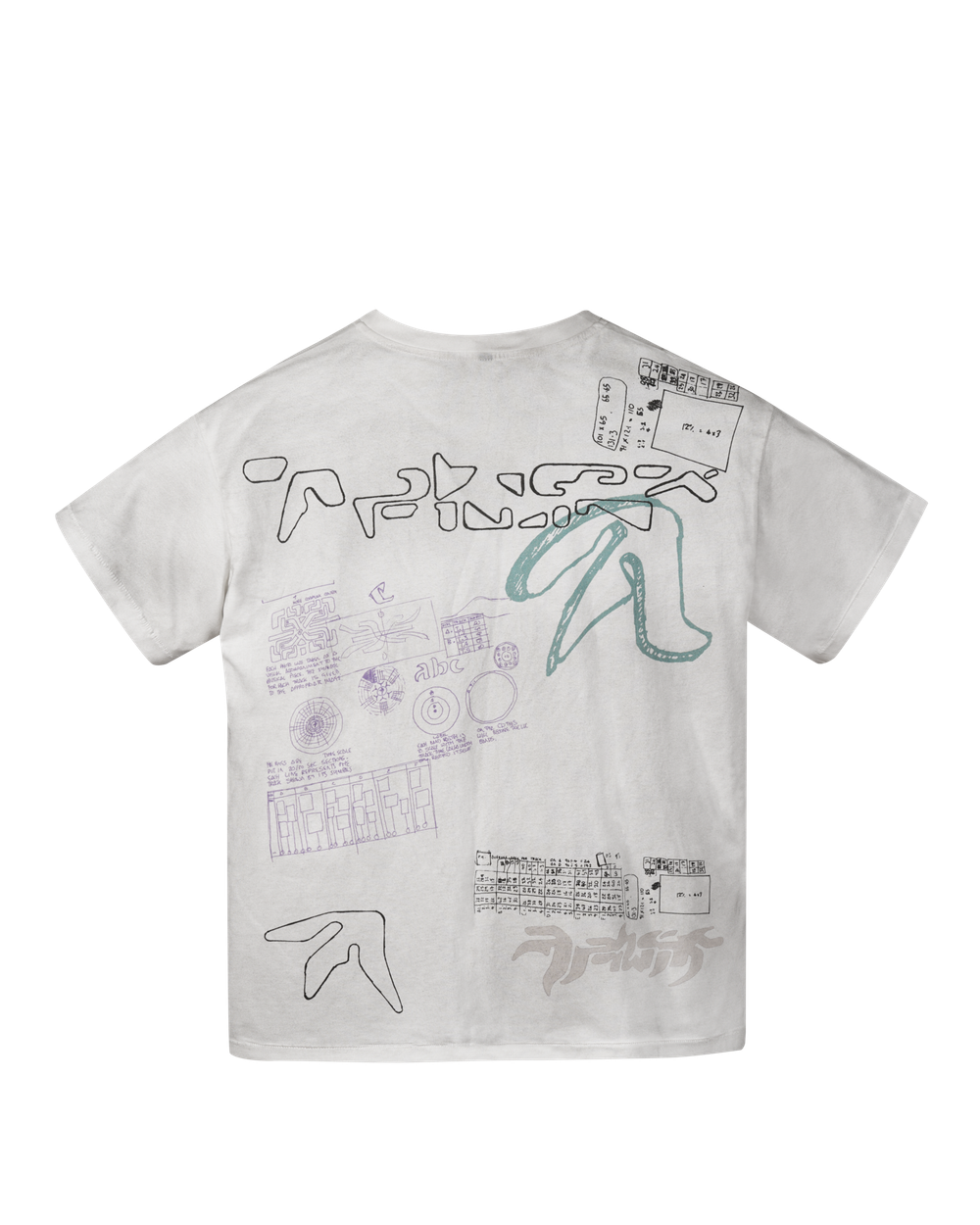 A—SKETCH t-shirt old white