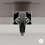 Магнитный шинопровод для натяжного потолка Arte Lamp LINEA-ACCESSORIES A474306