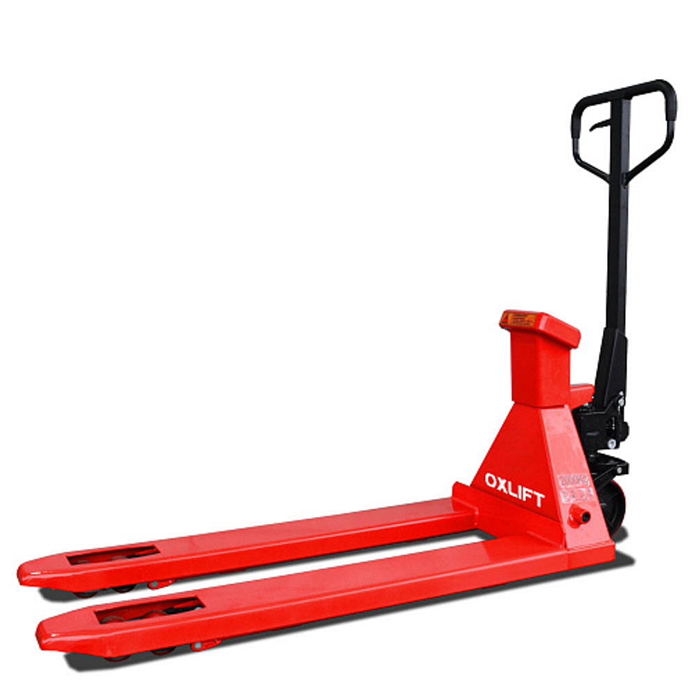 Тележка гидравлическая OXLIFT OX20-ESR (г/п 2,0 т, L=1150 мм) с весами