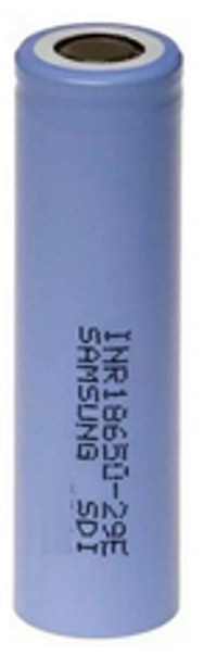 Аккумулятор 18650 Samsung 3.7V Li-ion 2900mAh плоская головка