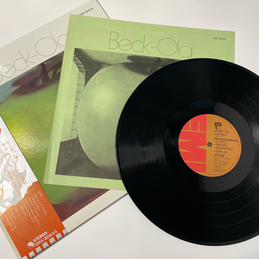 Винтажная виниловая пластинка LP The Jeff Beck Group Beck Ola (Япония 1976) (Оби)
