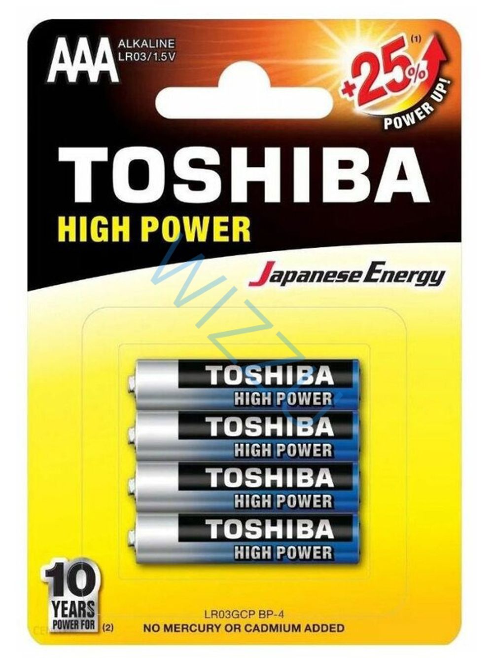 Батарейки Toshiba AАА4 BL4