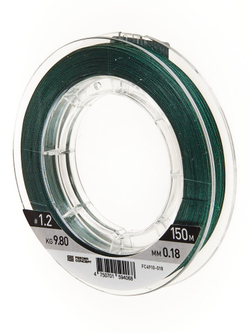 Леска плетёная Feeder Concept Distance х8 BRAID Dark Green 150 м, 0,18 мм