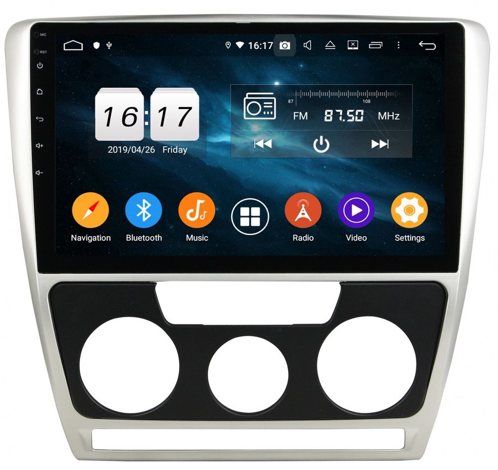Магнитола для Skoda Octavia A5 2004-2013 - Kuberg KD-1219-P6 на Android 10