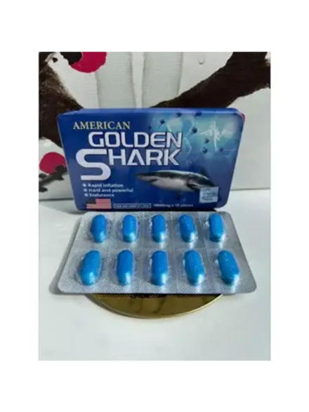 AMERICAN GOLDEN SHARK для мужчин 10 таблеток E-0370