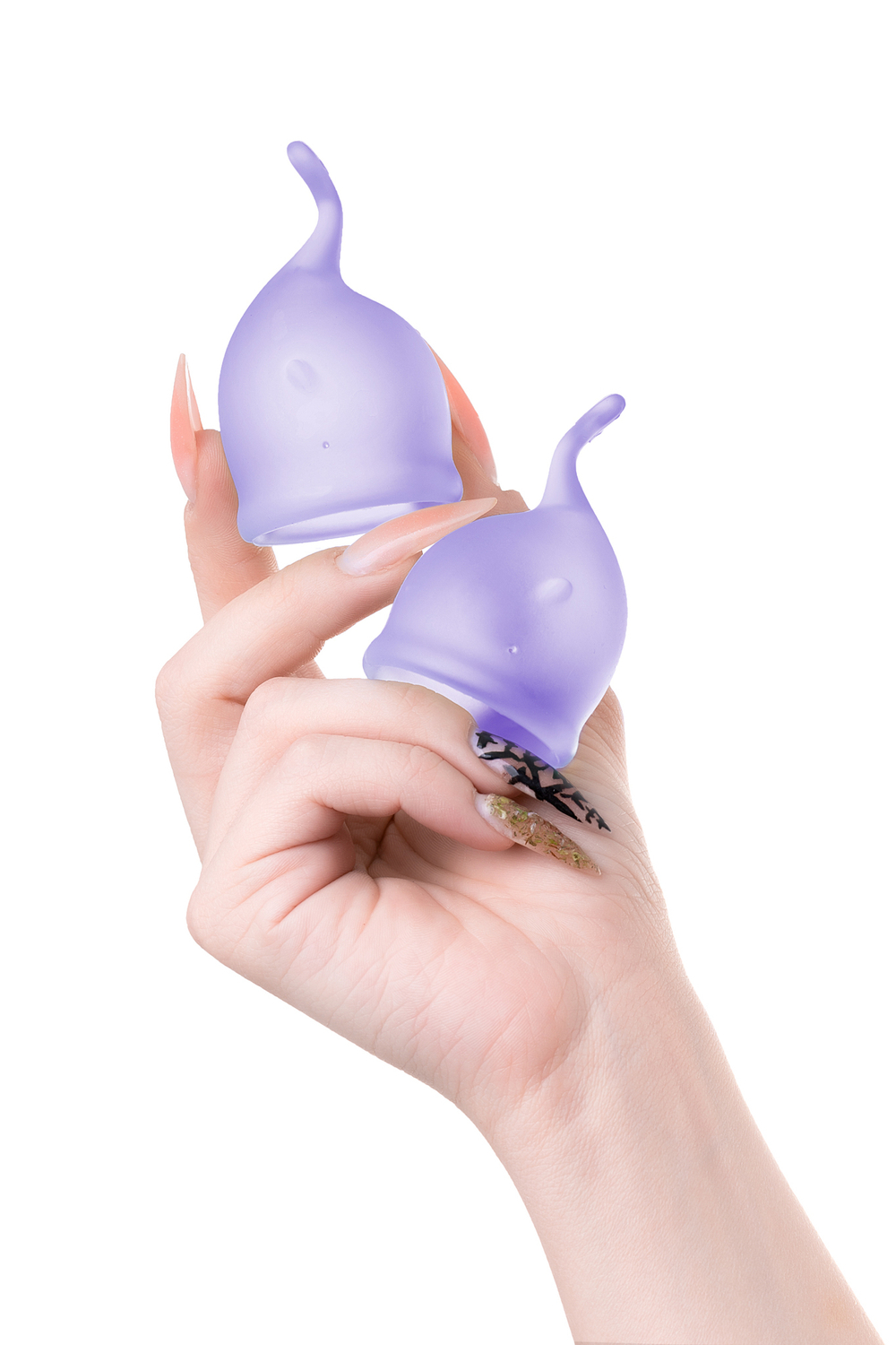 Набор менструальных чаш Satisfyer Feel secure Menstrual Cup фиолетовый 2 шт