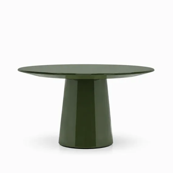 Обеденный стол Cargo Ø135, зеленый глянец