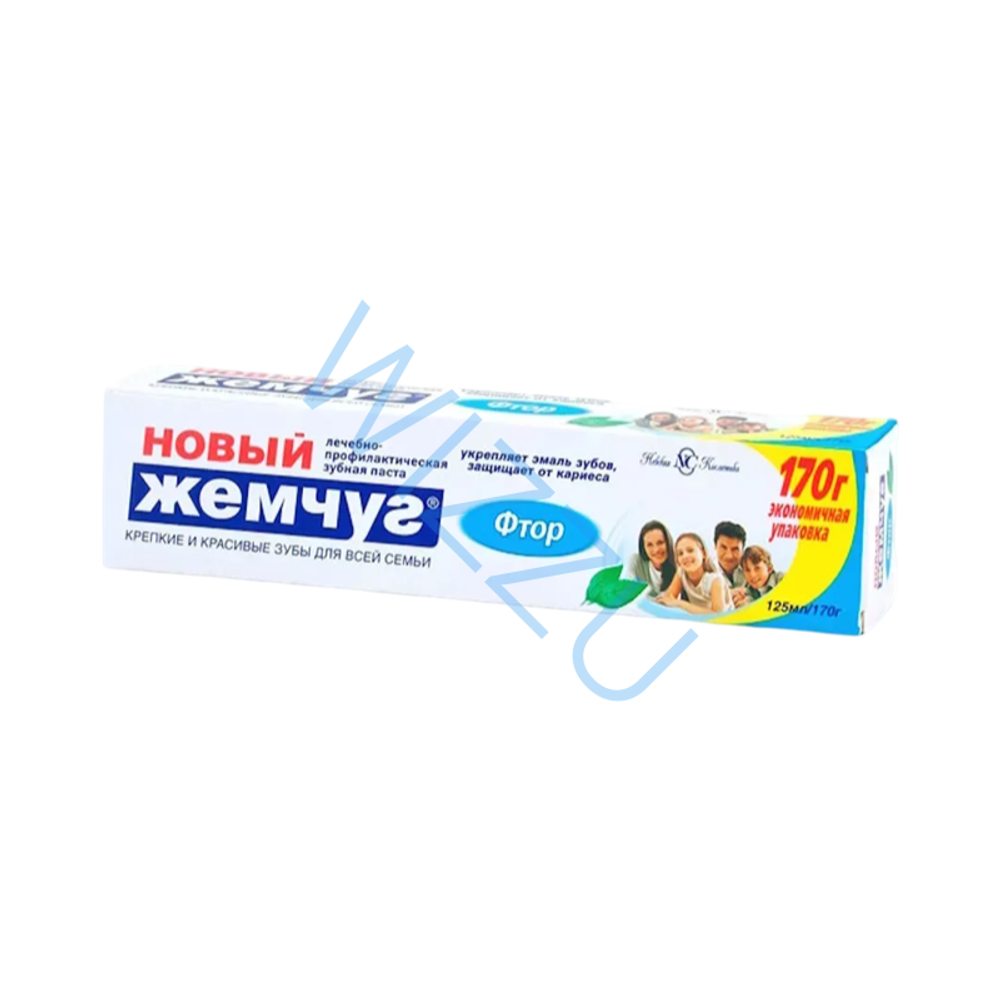 Зубная Паста Новый Жемчуг Фтор 125мл
