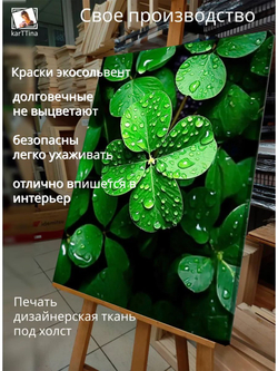Картина Счастливая капля галерейная 30х40см 1шт.