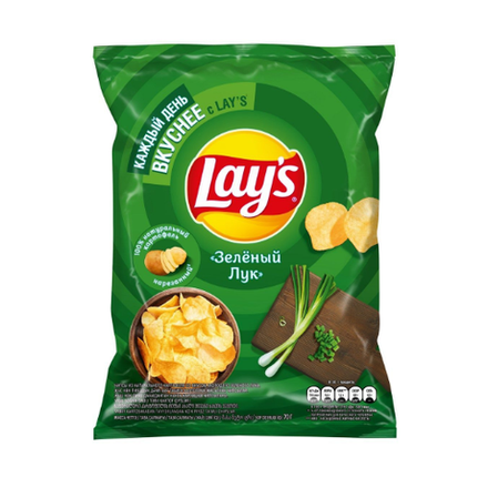 Лейз 140г Молодой зеленый лук 1/19