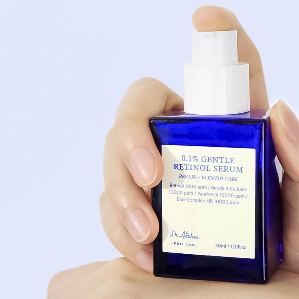 Мягкая сыворотка с 0,1% ретинола и бакучиолом Dr. Althea Gentle Retinol Serum 30мл