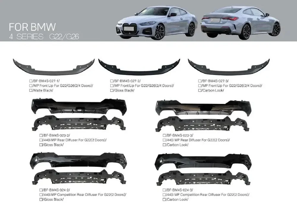 Обвес для BMW 4 серии G22 G26 2020+ БМВ