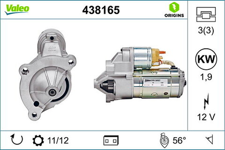 VALEO - 438165-VAL - Starter