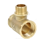 Тройник латунь переходной Ду 20х15х20 (3/4"х1/2"х3/4") ВР/НР/ВР VALFEX VF.132.L.034.012.034