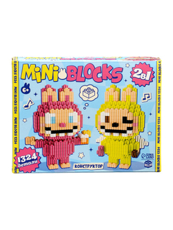 Конструктор 3Д из мини блоков UNICON «Mini Blocks. Монстрики», 1324 детали