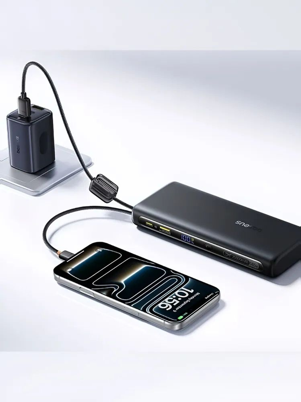 Power Bank внешний аккумулятор повербанк Baseus 25000 мАч 145W
