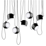 светильник  AIM by Flos ( BLACK )